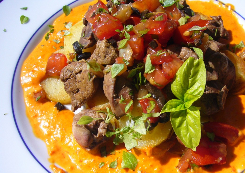 foie de volaille Préparé maison