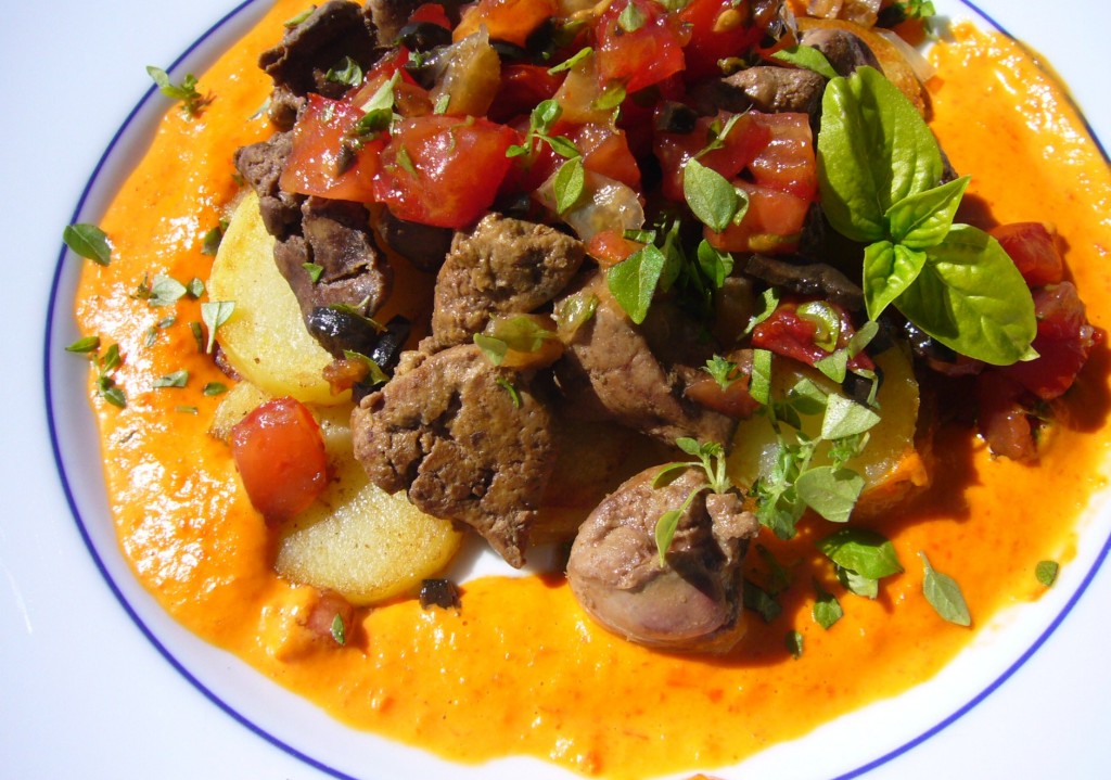 foie de volaille Préparé maison